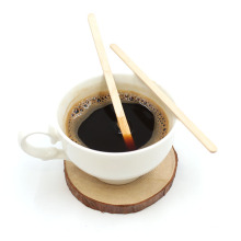 Экологичные одноразовые деревянные палочки для мешалки для кофе с сертификатом FSC